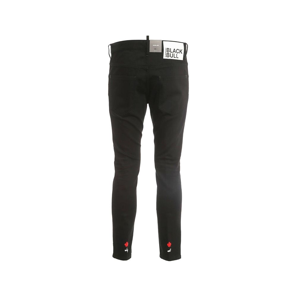 Dsquared² Black Cotton Skinny Men's Jeans