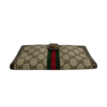 Gucci Ophidia Brown Canvas Wallet  (Pre-Owned)