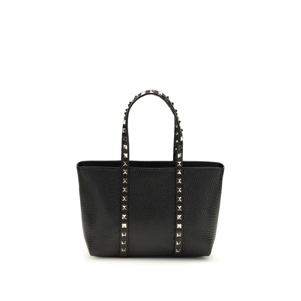 Valentino Garavani Black Calf Leather Bos Taurus Shoulder Women's Bag