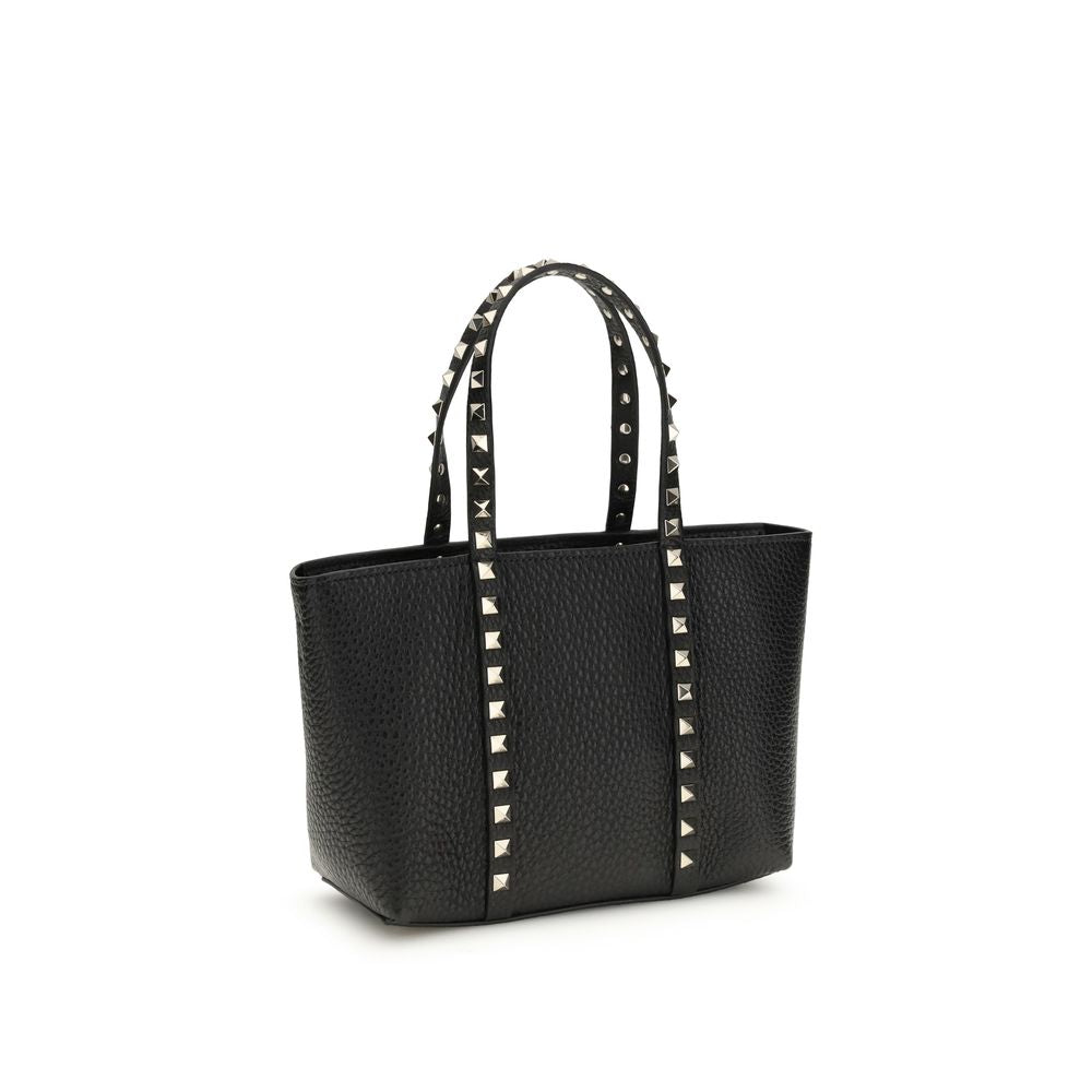 Valentino Garavani Black Calf Leather Bos Taurus Shoulder Women's Bag