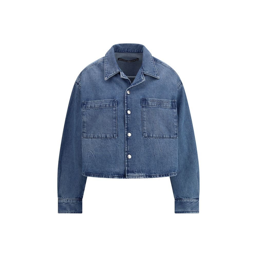 Alexander Wang Blue Denim Women's Shirt