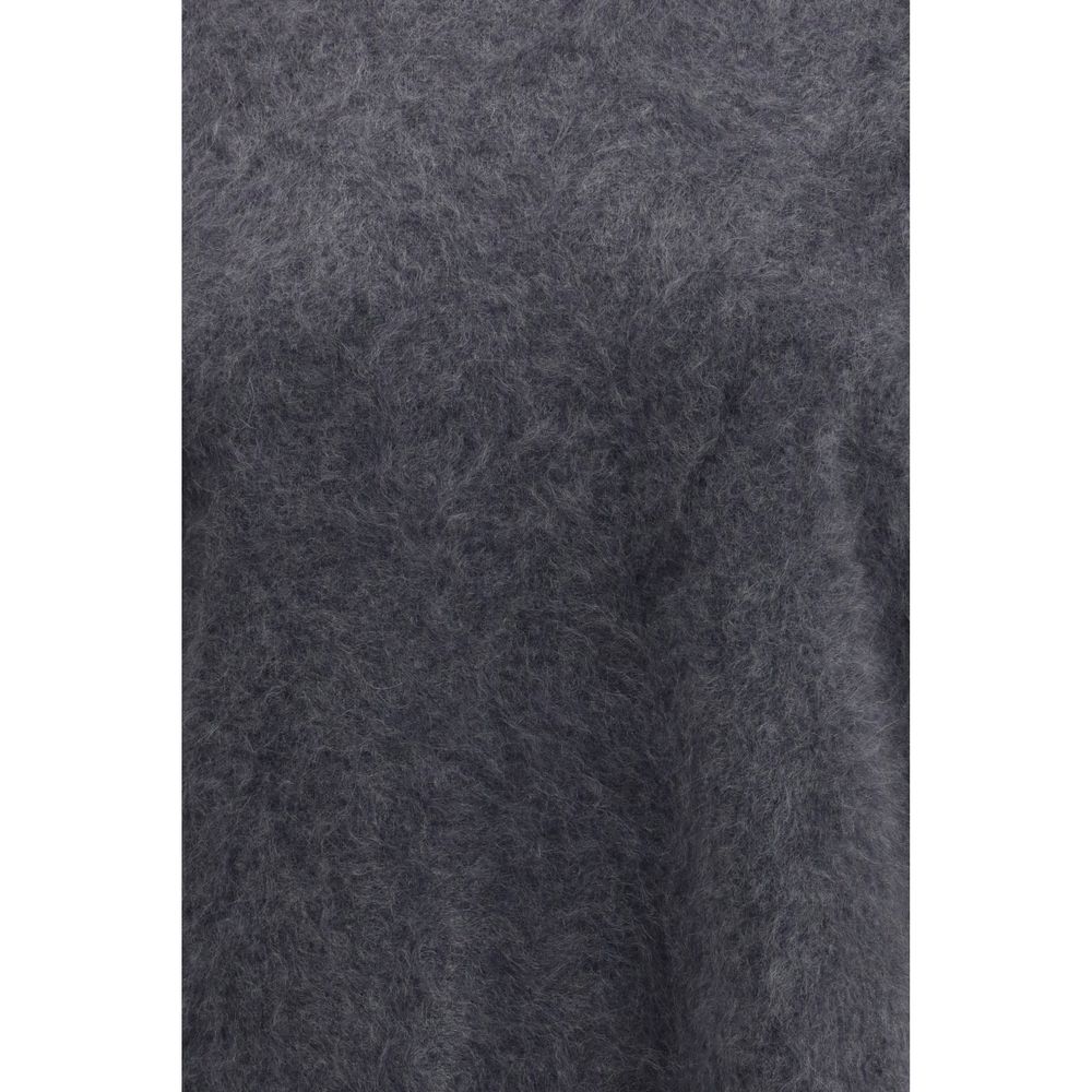 Lisa Yang Gray Cashmere Women's Sweater