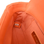 Chanel Chanel 19 Orange Leather Shoulder Bag (Pre-Owned)