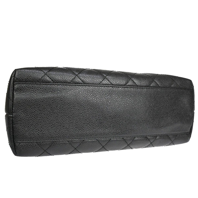 Chanel Trendy Cc Black Leather Handbag (Pre-Owned)