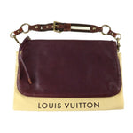 Louis Vuitton Onatah Burgundy Leather Clutch Bag (Pre-Owned)