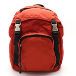 Prada -- Orange Synthetic Backpack Bag (Pre-Owned)