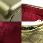 Chanel Gabrielle Gold Metal Shoulder Bag (Pre-Owned)