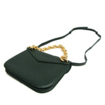 Bottega Veneta Mount Green Leather Shoulder Bag (Pre-Owned)