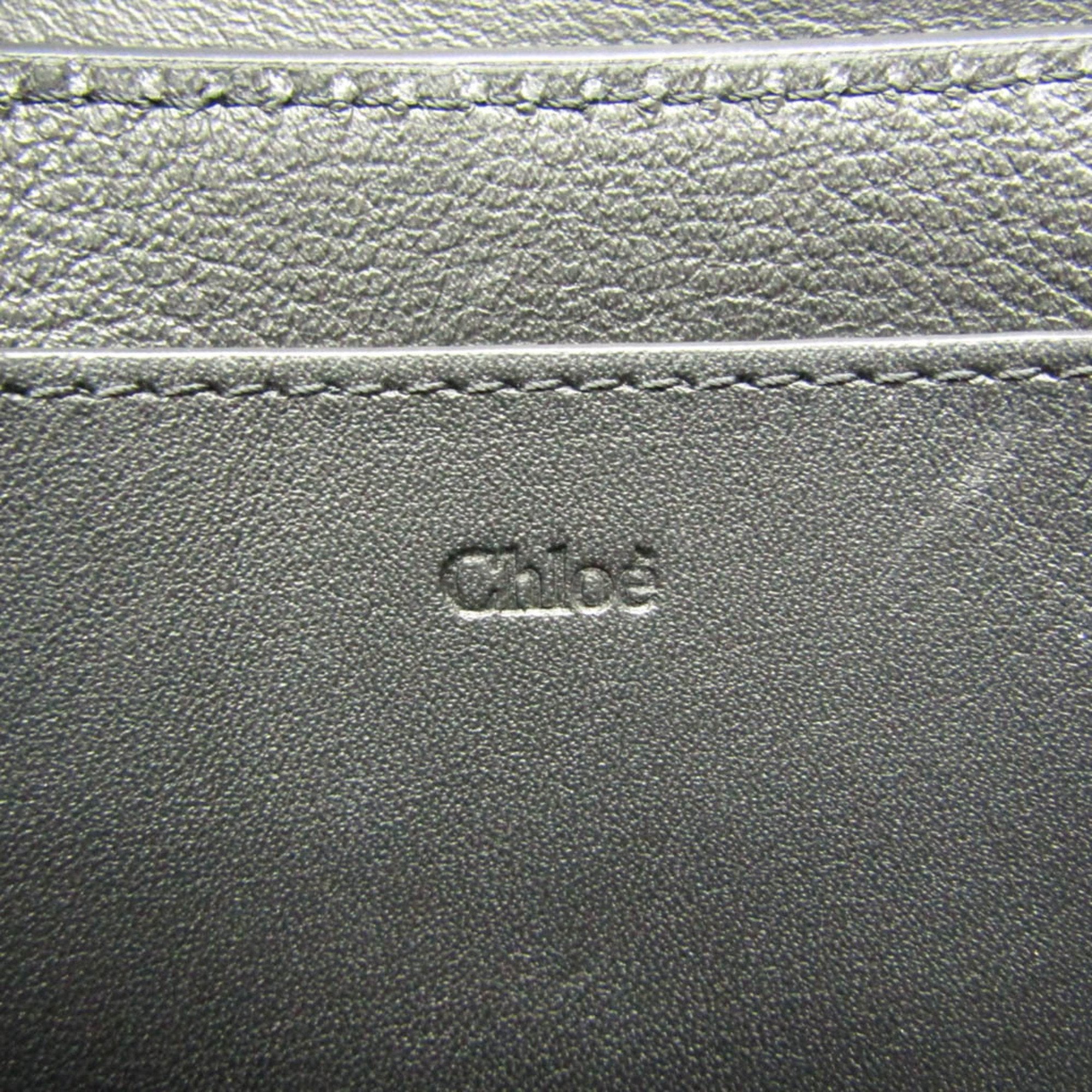 Chloé Black Leather Shoulder Bag (Pre-Owned)