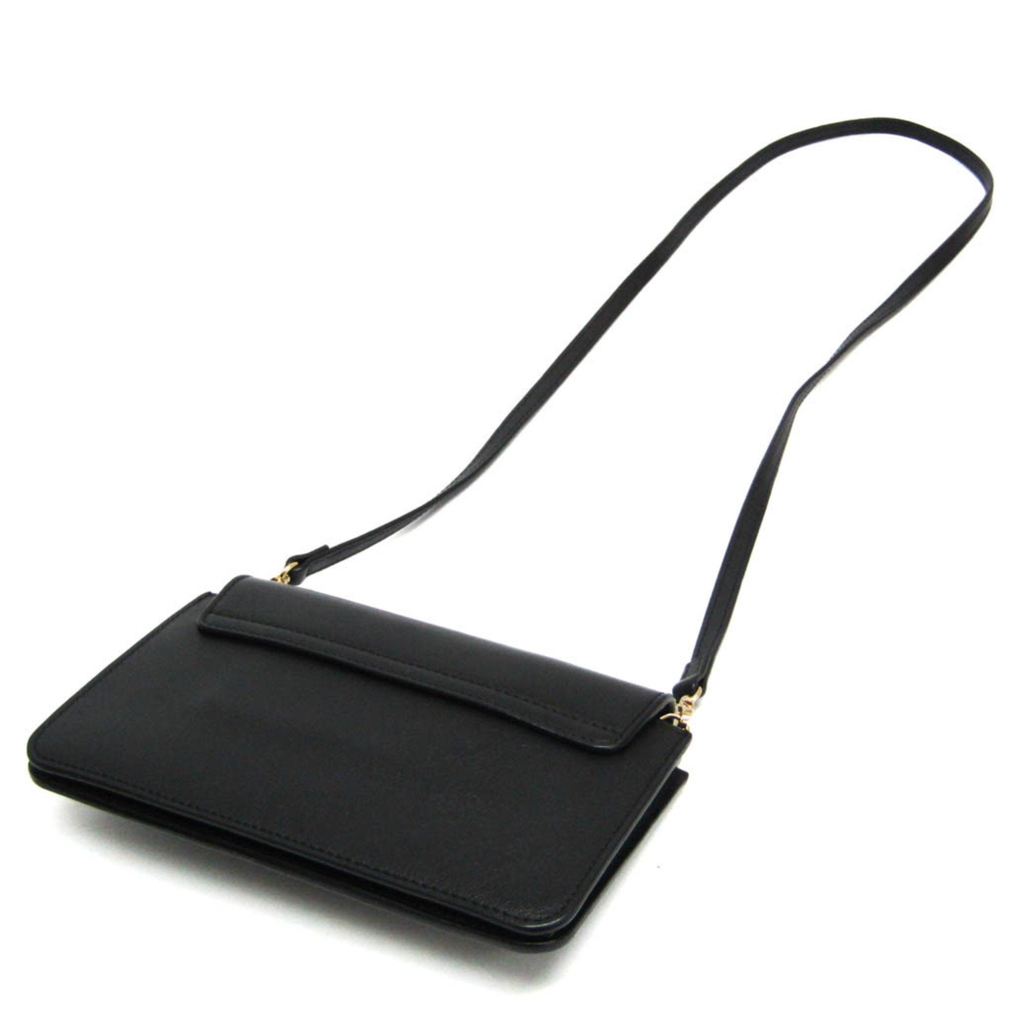 Chloé Black Leather Shoulder Bag (Pre-Owned)