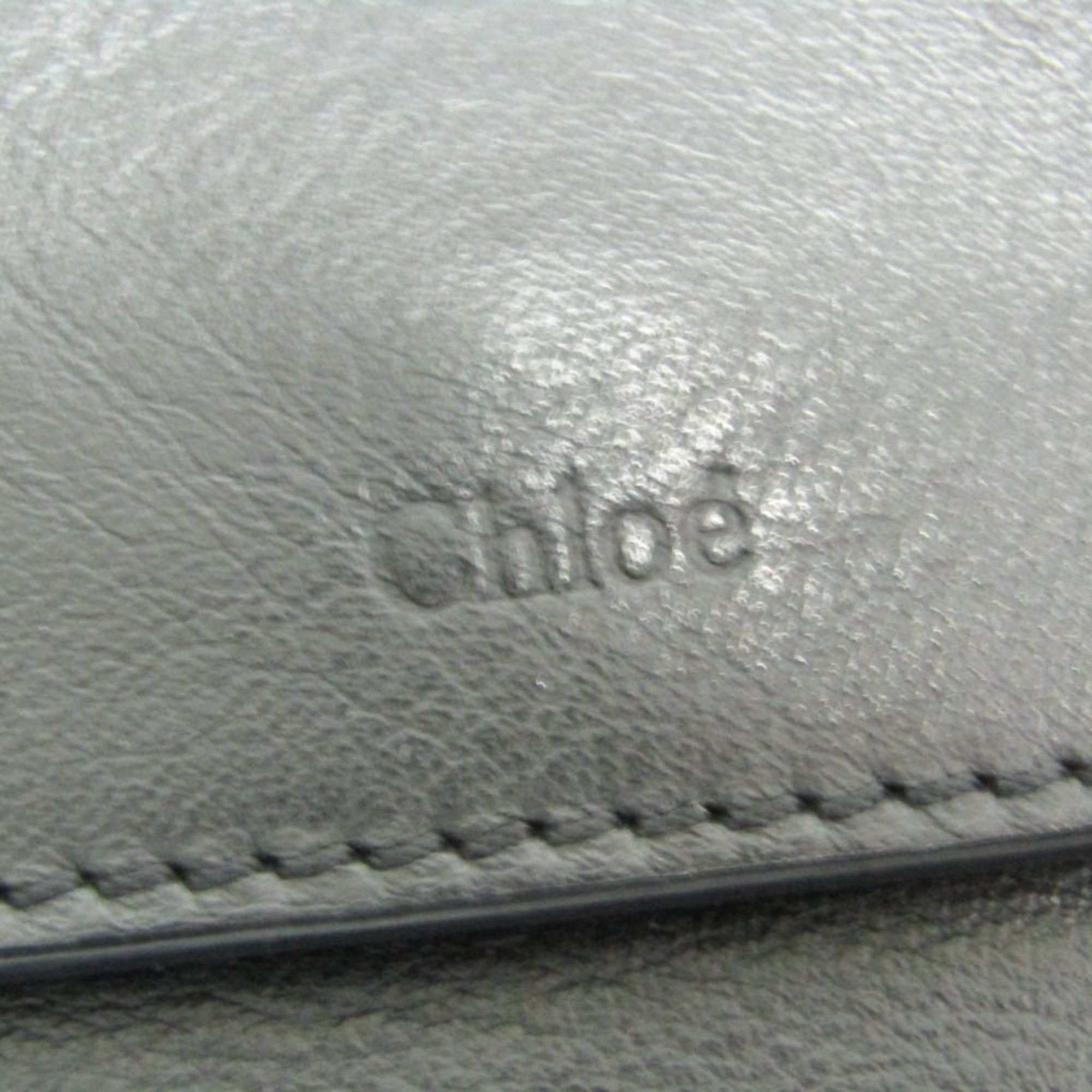 Chloé Black Leather Shoulder Bag (Pre-Owned)