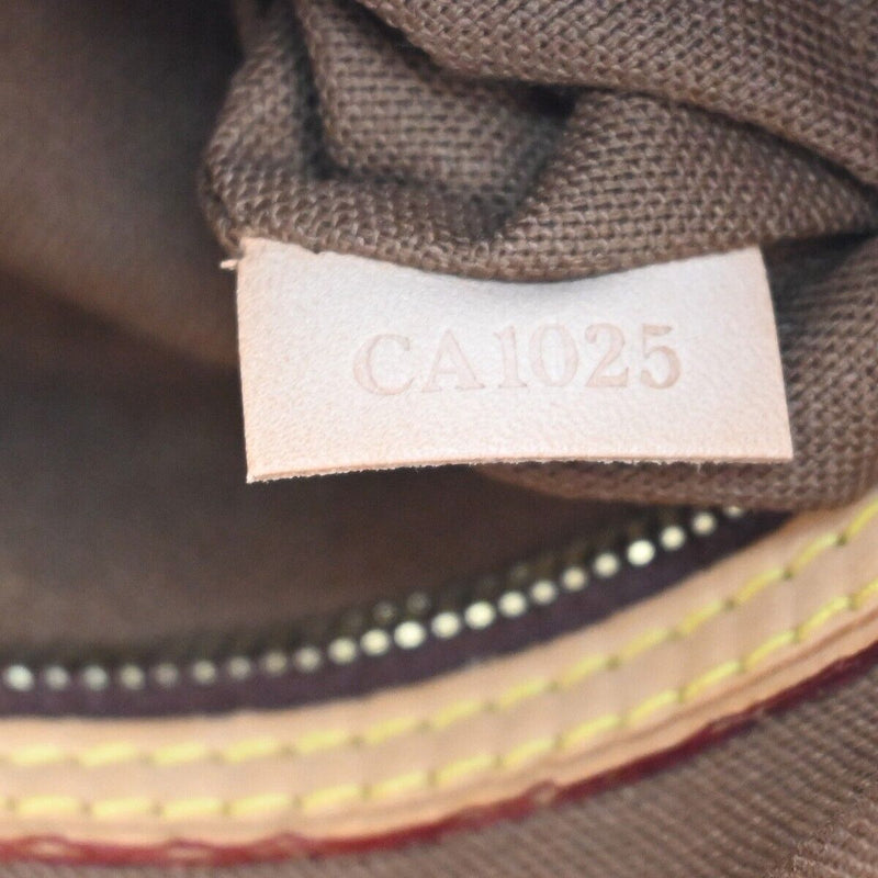 Louis Vuitton Batignolles Vertical Brown Canvas Shoulder Bag (Pre-Owned)