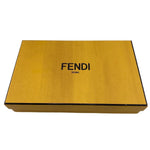 Fendi Zucca Black Leather Wallet  (Pre-Owned)