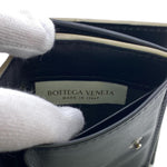 Bottega Veneta Intrecciato Beige Leather Wallet  (Pre-Owned)
