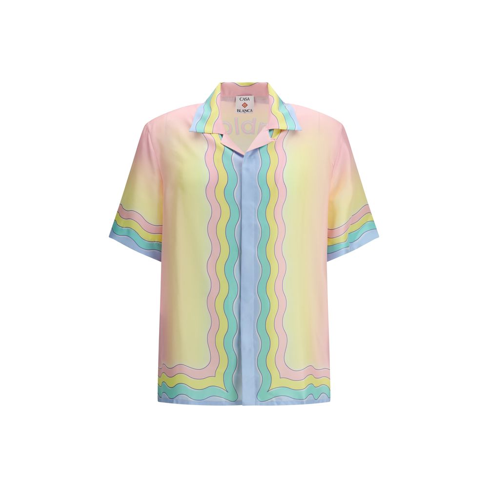 Casablanca Multicolor Silk Men's Shirt