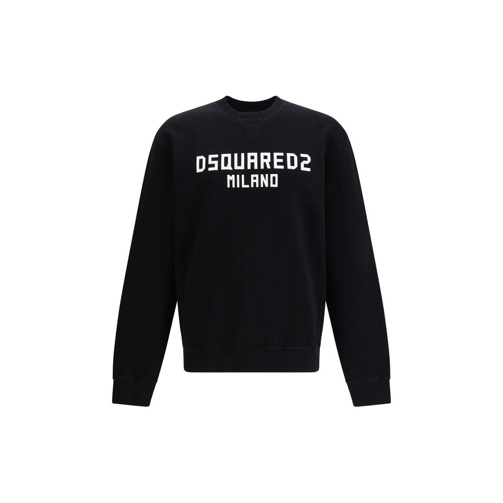 Dsquared² Black Cotton Men's Sweatshirt