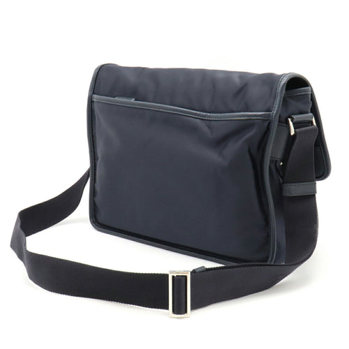Prada Besace Black Synthetic Shoulder Bag (Pre-Owned)