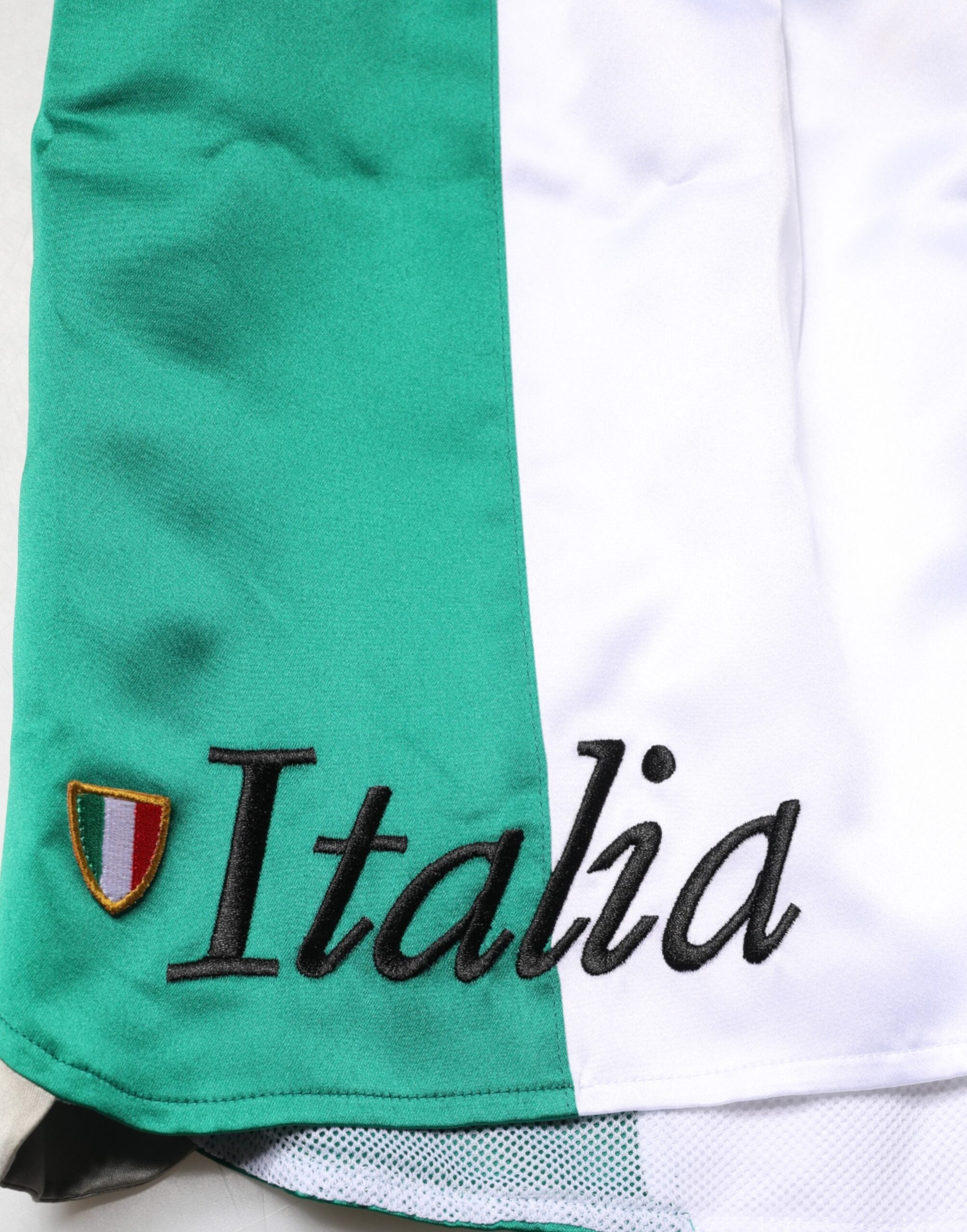 Dolce & Gabbana Multicolor Italia Polyester Bermuda Men's Shorts