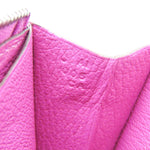 Hermès -- Pink Leather Wallet  (Pre-Owned)