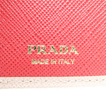 Prada Saffiano Beige Leather Wallet  (Pre-Owned)