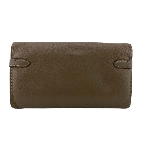Hermès Kelly Grey Leather Wallet  (Pre-Owned)