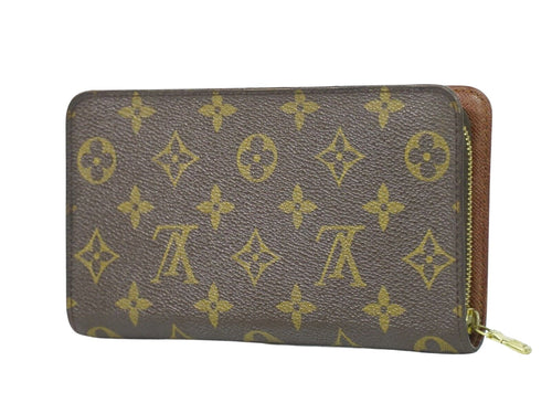 Louis Vuitton Zippy Brown Leather Wallet  (Pre-Owned)
