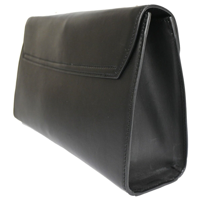 Gucci Emily Black Leather Shoulder Bag (Pre-Owned)