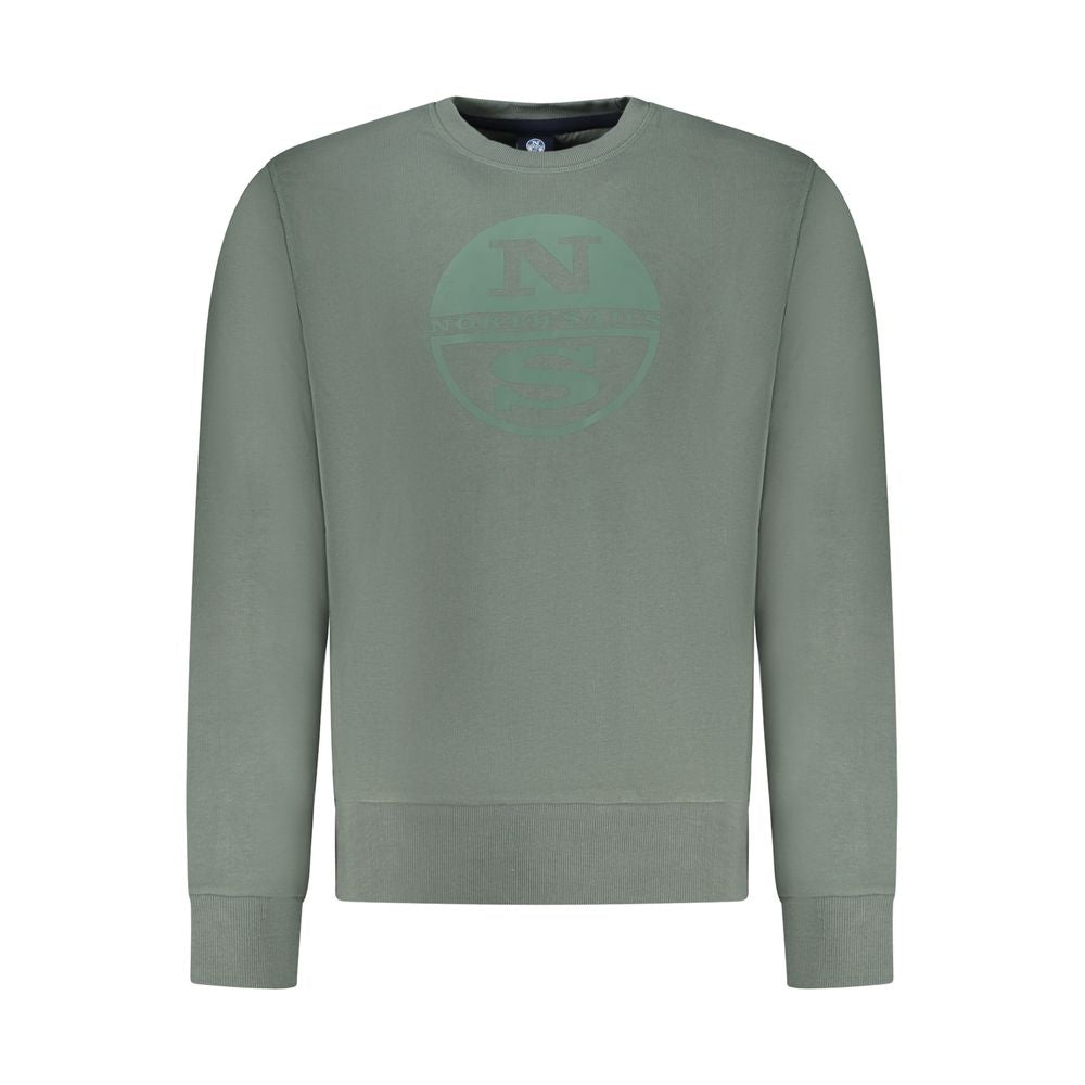 North Sails Verde Cotton Men Men's Sweatshirt