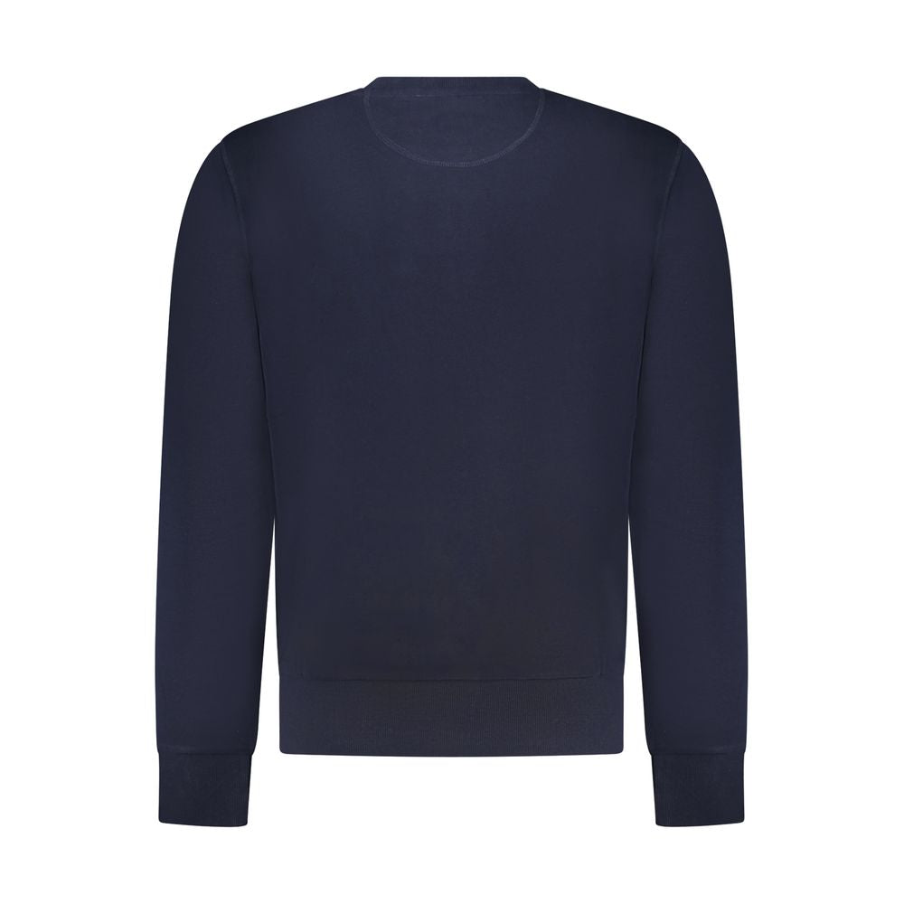 North Sails Blue Cotton Men Men's Sweatshirt