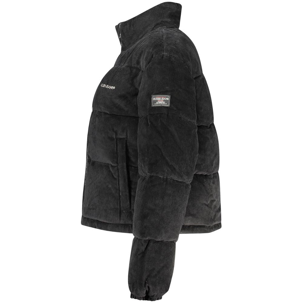 Guess Jeans Nero Polyester Woman Women's Jacket
