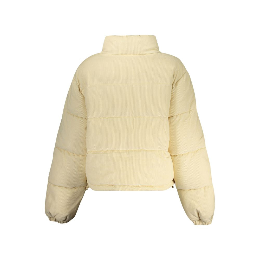 Guess Jeans Beige Polyester Women's Women's Jacket
