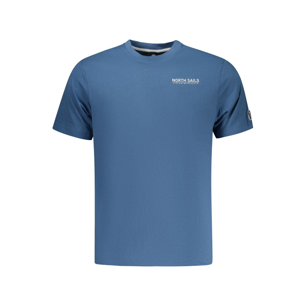 North Sails Blue Cotton Men Men's T-Shirt