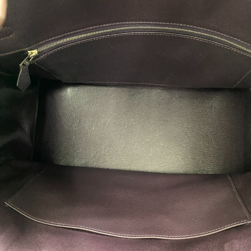 Hermès Birkin 35 Purple Leather Handbag (Pre-Owned)