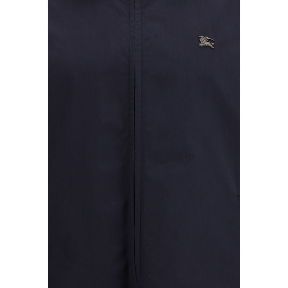 Burberry Blue Polyester Rain Men's Coat