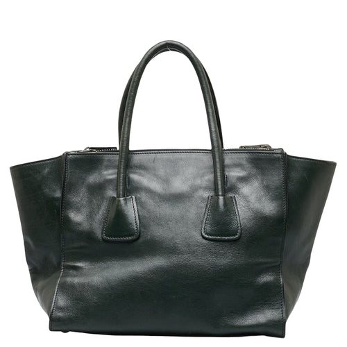 Prada Black Leather Tote Bag (Pre-Owned)