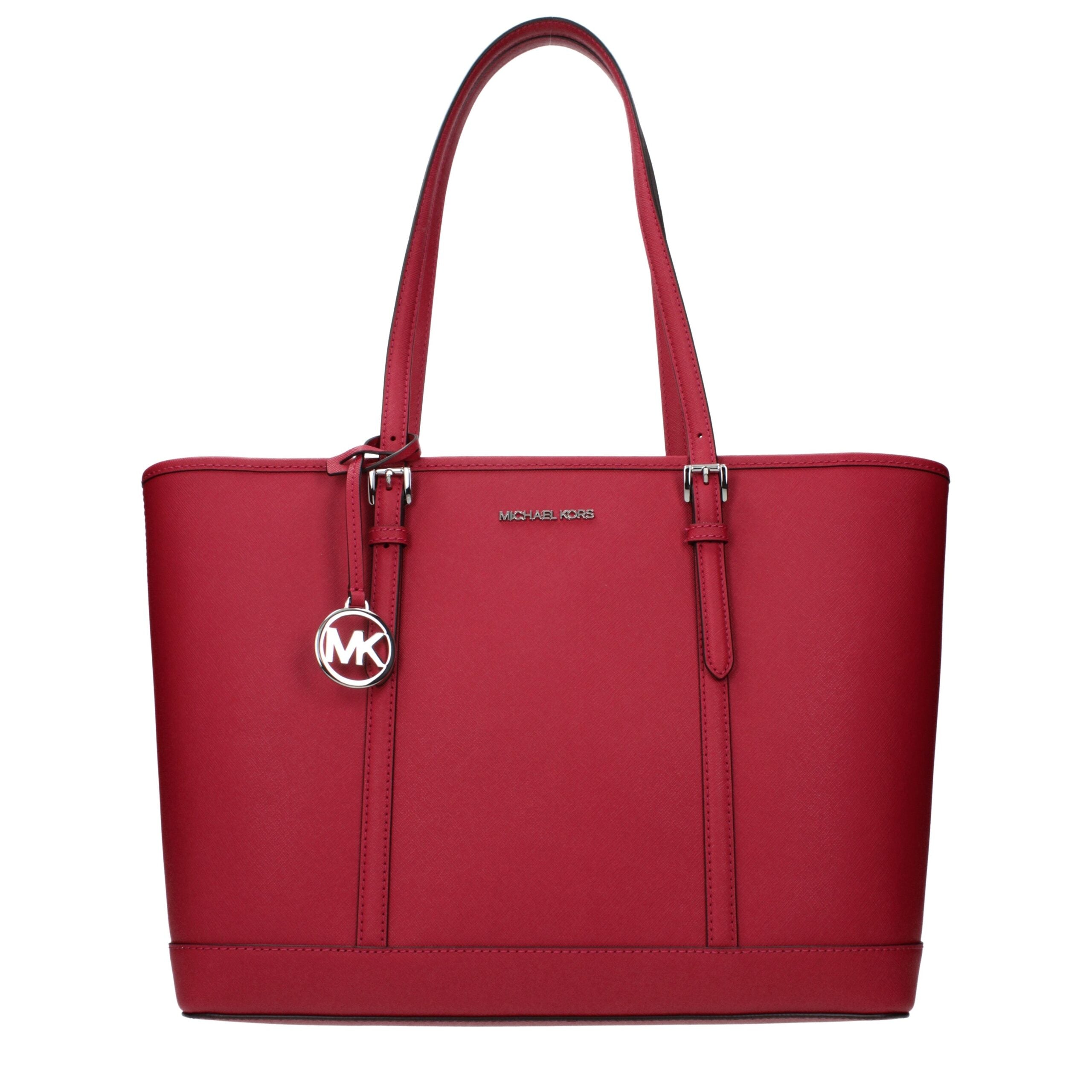 Michael Kors Red Leather Shoulder Women's Bag