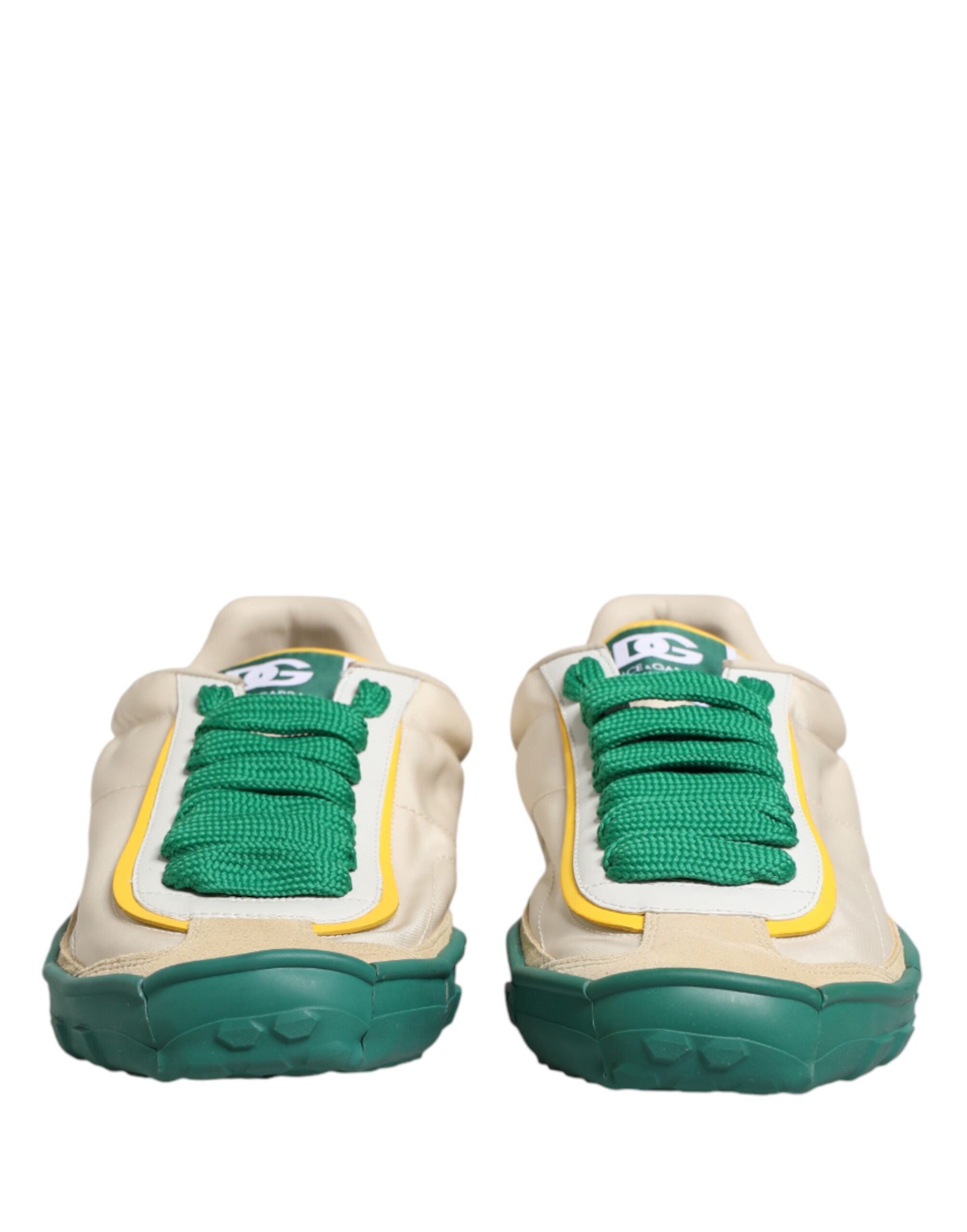 Dolce & Gabbana Multicolor Old Runner Lace Up Sneakers Men's Shoes
