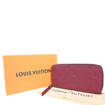 Louis Vuitton Portefeuille Zippy Purple Leather Wallet  (Pre-Owned)