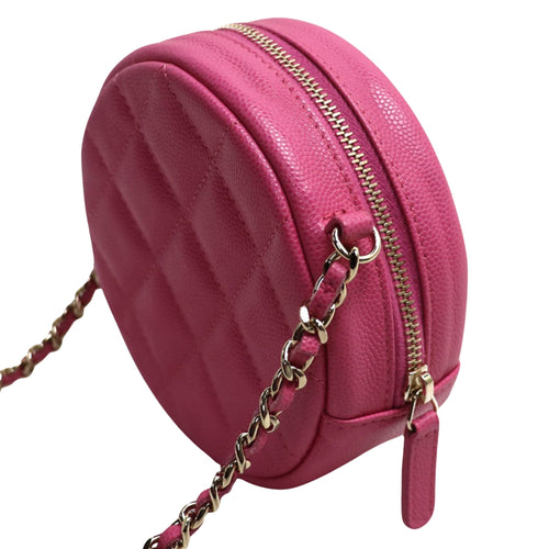 Chanel Matelassé Pink Leather Shoulder Bag (Pre-Owned)