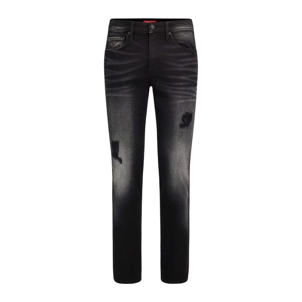 Guess Black Cotton Jeans Men's Denim