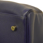 Hermès Kelly Purple Leather Handbag (Pre-Owned)