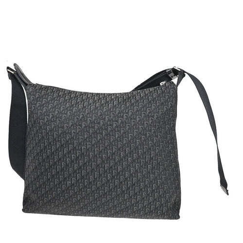 Dior Trotter Black Canvas Shoulder Bag (Pre-Owned)