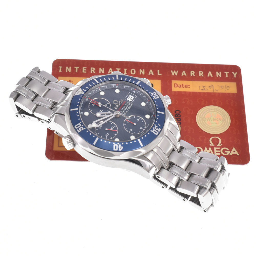 Omega Seamaster Diver 300M Chronometer Chronograph Automatic Stainless Steel Watch (Pre-Owned)