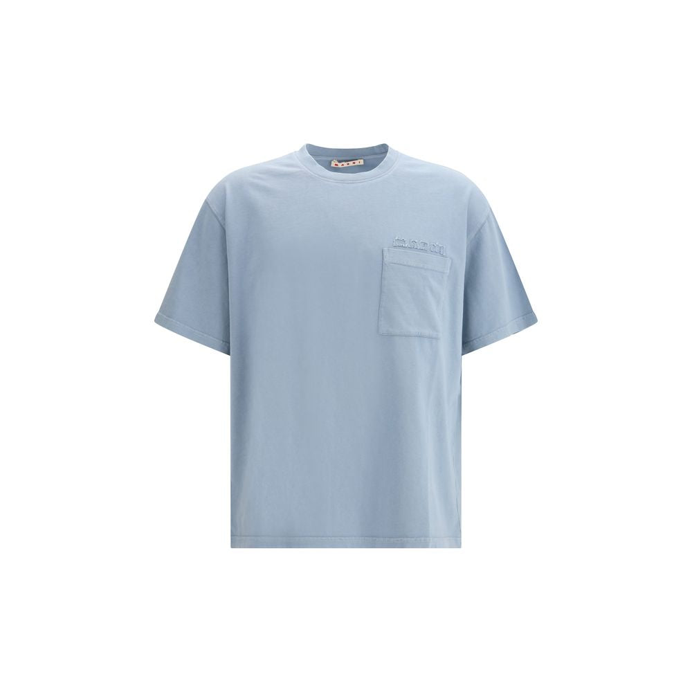 Marni Blue Cotton Men's T-Shirt