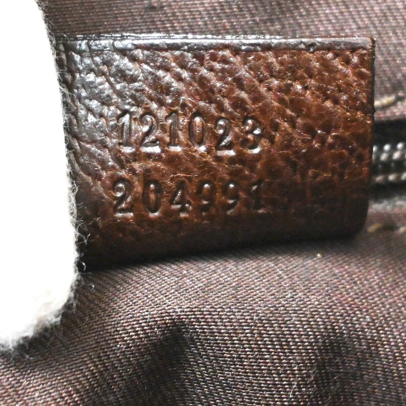 Gucci Gg Canvas Brown Canvas Handbag (Pre-Owned)