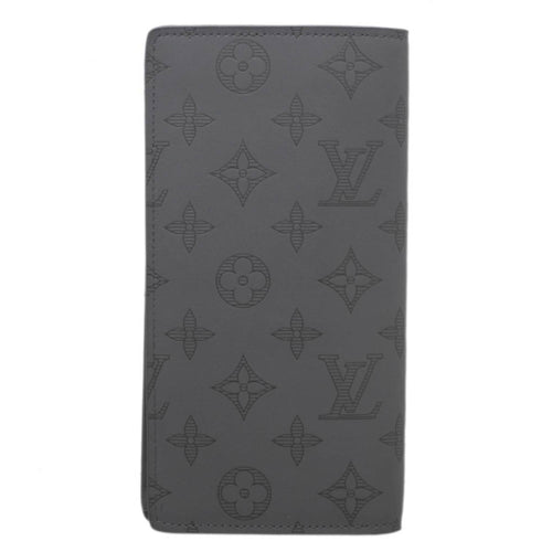 Louis Vuitton Brazza Green Leather Wallet  (Pre-Owned)
