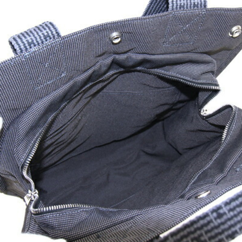 Hermès Herline Grey Canvas Backpack Bag (Pre-Owned)