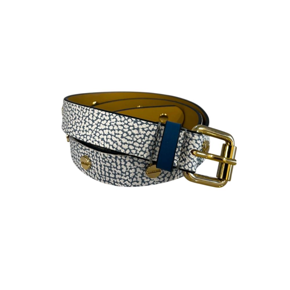 Borbonese Blue Polyvinyl Women's Women's Belt