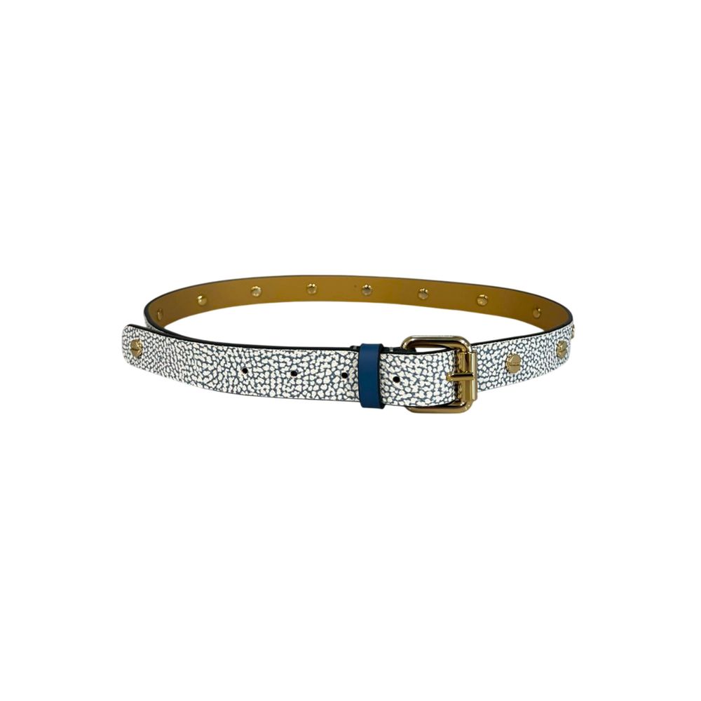 Borbonese Blue Polyvinyl Women's Women's Belt