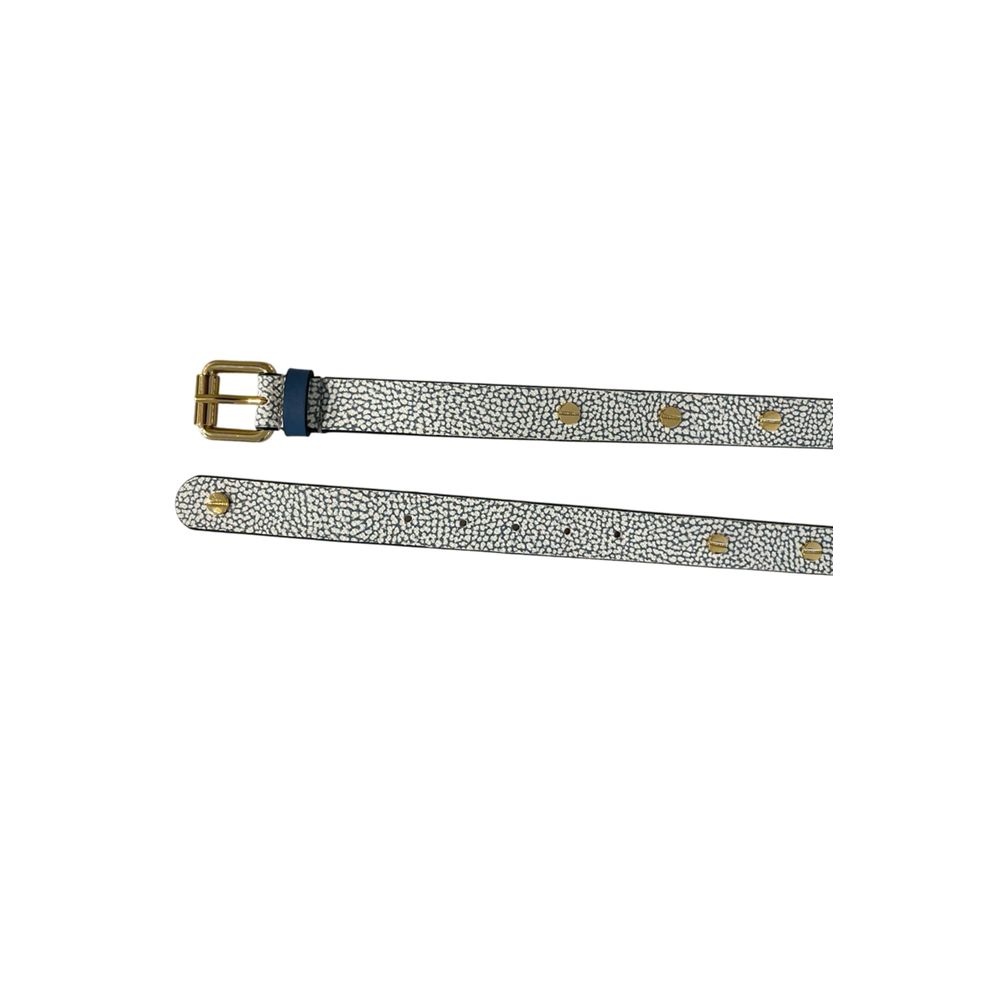 Borbonese Blue Polyvinyl Women's Women's Belt